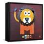 Roar the Lion-Design Turnpike-Framed Stretched Canvas