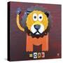 Roar the Lion-Design Turnpike-Stretched Canvas