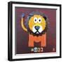 Roar the Lion-Design Turnpike-Framed Giclee Print