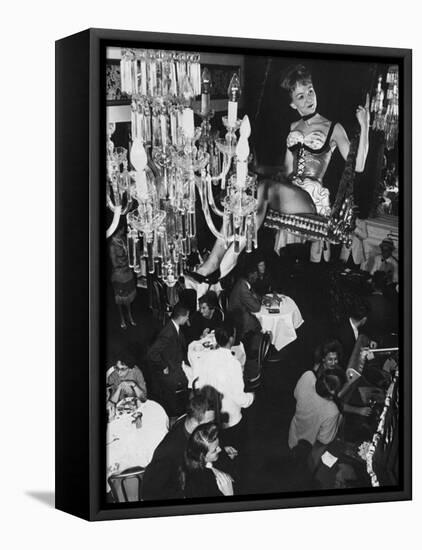 "Roaring 20's" Nightclub-null-Framed Stretched Canvas