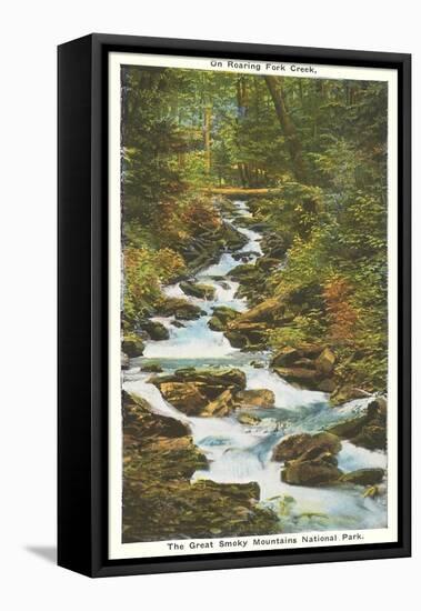 Roaring Fork Creek, Great Smoky Mountains-null-Framed Stretched Canvas