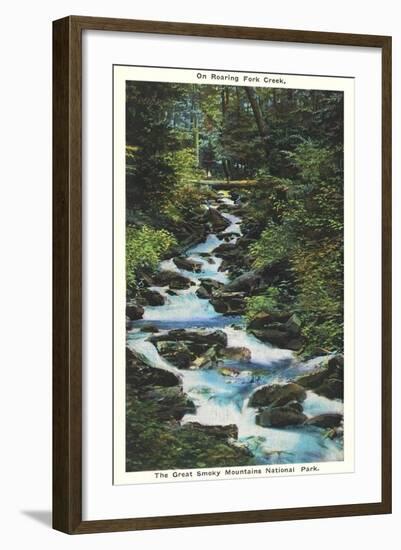 Roaring Fork Creek-null-Framed Art Print