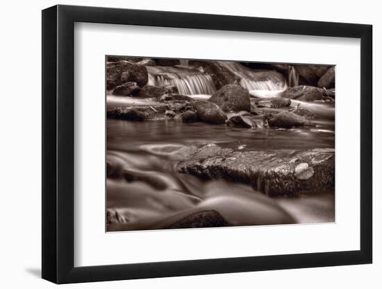 Roaring Fork Great Smokey Mountains BW-Steve Gadomski-Framed Photographic Print