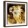 Roaring Lion, C.1833-35-Eugene Delacroix-Framed Photo