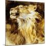 Roaring Lion, C.1833-35-Eugene Delacroix-Mounted Photo