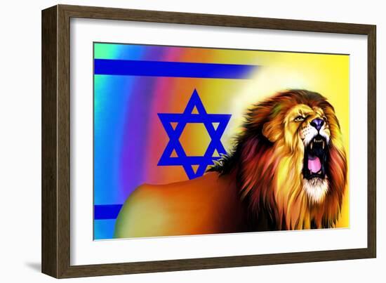 Roaring Lion Star-Spencer Williams-Framed Giclee Print