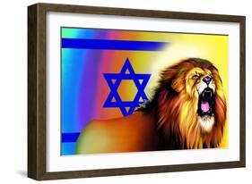 Roaring Lion Star-Spencer Williams-Framed Giclee Print