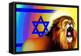 Roaring Lion Star-Spencer Williams-Framed Stretched Canvas