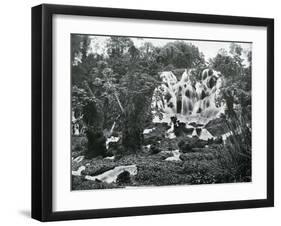 Roaring River Falls, Jamaica, C1905-Adolphe & Son Duperly-Framed Giclee Print