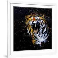 Roaring Tiger-null-Framed Art Print