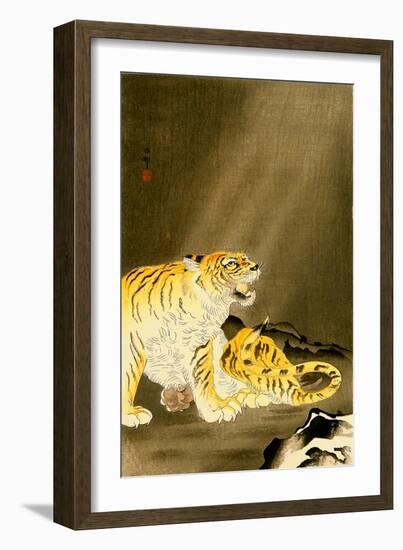Roaring Tiger-Koson Ohara-Framed Giclee Print