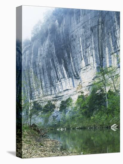 Roark Bluff, Buffalo National River, Arkansas, USA-Charles Gurche-Stretched Canvas