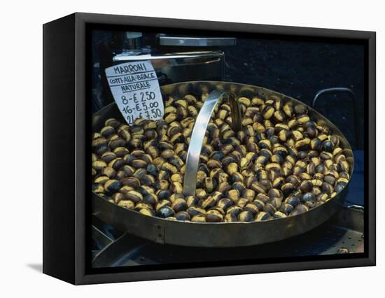 Roast Chestnuts for Sale in Piazza Di Trevi, Rome, Lazio, Italy, Europe-Tomlinson Ruth-Framed Stretched Canvas