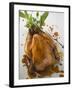 Roast Chicken with Fresh Herbs-null-Framed Photographic Print