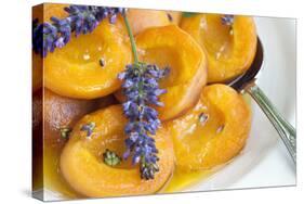 Roasted Apricots with Lavender, Detail-C. Nidhoff-Lang-Stretched Canvas