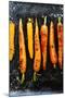 Roasted Carrots with Spices on a Baking Tray, Food-Olha Afanasieva-Mounted Photographic Print