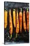 Roasted Carrots with Spices on a Baking Tray, Food-Olha Afanasieva-Stretched Canvas