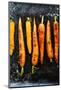 Roasted Carrots with Spices on a Baking Tray, Food-Olha Afanasieva-Mounted Photographic Print