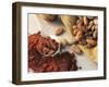 Roasted Cocoa Beans in Jute Sack and Cocoa Powder-Chris Meier-Framed Photographic Print