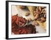 Roasted Cocoa Beans in Jute Sack and Cocoa Powder-Chris Meier-Framed Photographic Print