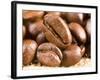 Roasted Coffe Beans Macro Texture-PH.OK-Framed Photographic Print