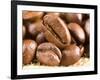 Roasted Coffe Beans Macro Texture-PH.OK-Framed Photographic Print