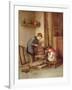 Roasting Chestnuts, 1882-Pierre Edouard Frere-Framed Giclee Print