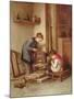 Roasting Chestnuts, 1882-Pierre Edouard Frere-Mounted Giclee Print