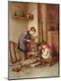 Roasting Chestnuts, 1882-Pierre Edouard Frere-Mounted Giclee Print
