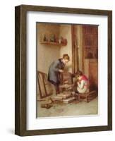 Roasting Chestnuts, 1882-Pierre Edouard Frere-Framed Giclee Print