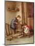 Roasting Chestnuts, 1882-Pierre Edouard Frere-Mounted Giclee Print