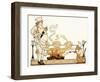 Roasting on a Spit-Georges Barbier-Framed Giclee Print