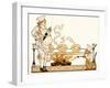 Roasting on a Spit-Georges Barbier-Framed Giclee Print