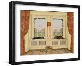 Roasting on the Radiator-Ditz-Framed Giclee Print