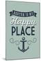 Roatan is my Happy Place-Lantern Press-Mounted Art Print