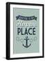 Roatan is my Happy Place-Lantern Press-Framed Art Print