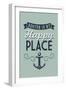 Roatan is my Happy Place-Lantern Press-Framed Art Print