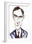 Rob Brydon, Welsh comedy actor, presenter, television host, and impressionist; caricature-Neale Osborne-Framed Giclee Print