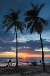 Palm Trees at Sunset on Playa Guiones Surfing Beach-Rob Francis-Photographic Print