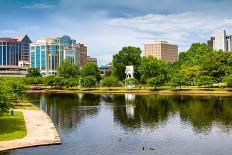 Cityscape Scene of Downtown Huntsville Alabama from Big Spring Park-Rob Hainer-Photographic Print