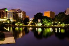 Atlanta Downtown Skyline during Twilight Blue Hour-Rob Hainer-Photographic Print