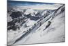 Rob Lea Backcountry Skiing Cardiac Bowl, Wasatch Mountains, Utah-Louis Arevalo-Mounted Photographic Print