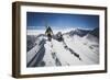 Rob Lea Booting Cardiac Ridge In The Central Wasatch Mountains, Utah-Louis Arevalo-Framed Photographic Print