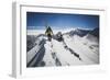 Rob Lea Booting Cardiac Ridge In The Central Wasatch Mountains, Utah-Louis Arevalo-Framed Photographic Print