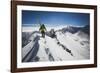 Rob Lea Booting Cardiac Ridge In The Central Wasatch Mountains, Utah-Louis Arevalo-Framed Photographic Print