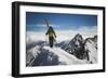 Rob Lea Booting Cardiac Ridge In The Central Wasatch Mountains, Utah-Louis Arevalo-Framed Photographic Print