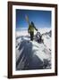 Rob Lea Booting Cardiac Ridge In The Central Wasatch Mountains, Utah-Louis Arevalo-Framed Photographic Print