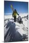 Rob Lea Booting Cardiac Ridge In The Central Wasatch Mountains, Utah-Louis Arevalo-Mounted Premium Photographic Print