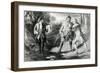 Rob Roy Parting Duellists Rashleigh and Francis Osbaldistone, Engraved by John Le Conte-James Blake McDonald-Framed Giclee Print