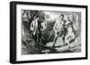 Rob Roy Parting Duellists Rashleigh and Francis Osbaldistone, Engraved by John Le Conte-James Blake McDonald-Framed Giclee Print